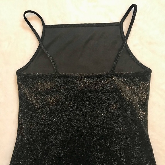 SMALL H&M BLACK GLITTER BODYSUIT - Picture 3 of 7